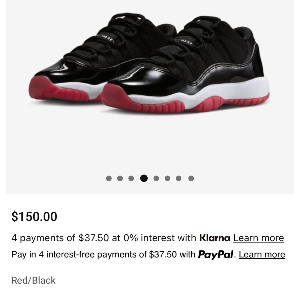 Black and Red Sneakers